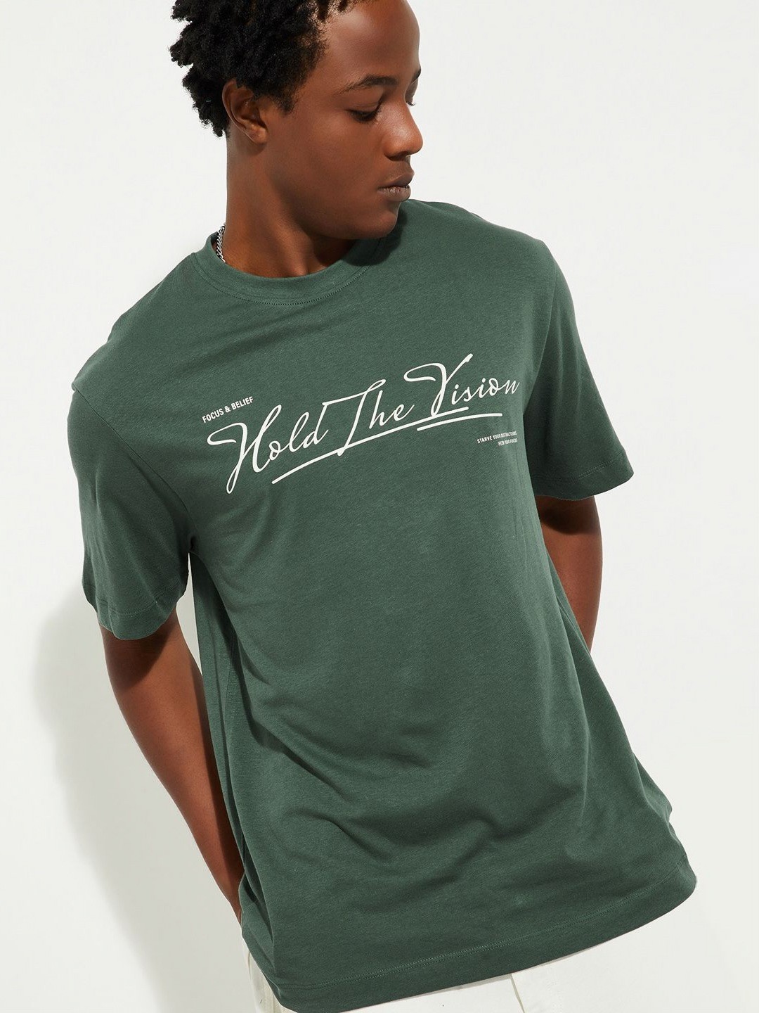 

MAX URB_N Men Graphic Printed T-shirt, Green