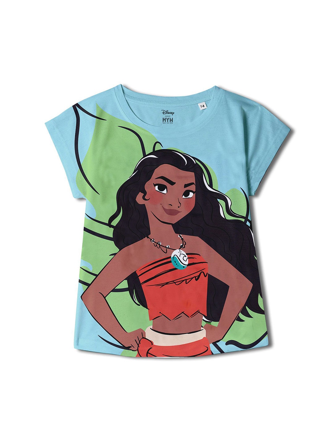 

Wear Your Mind Girls Graphic Printed Top, Blue