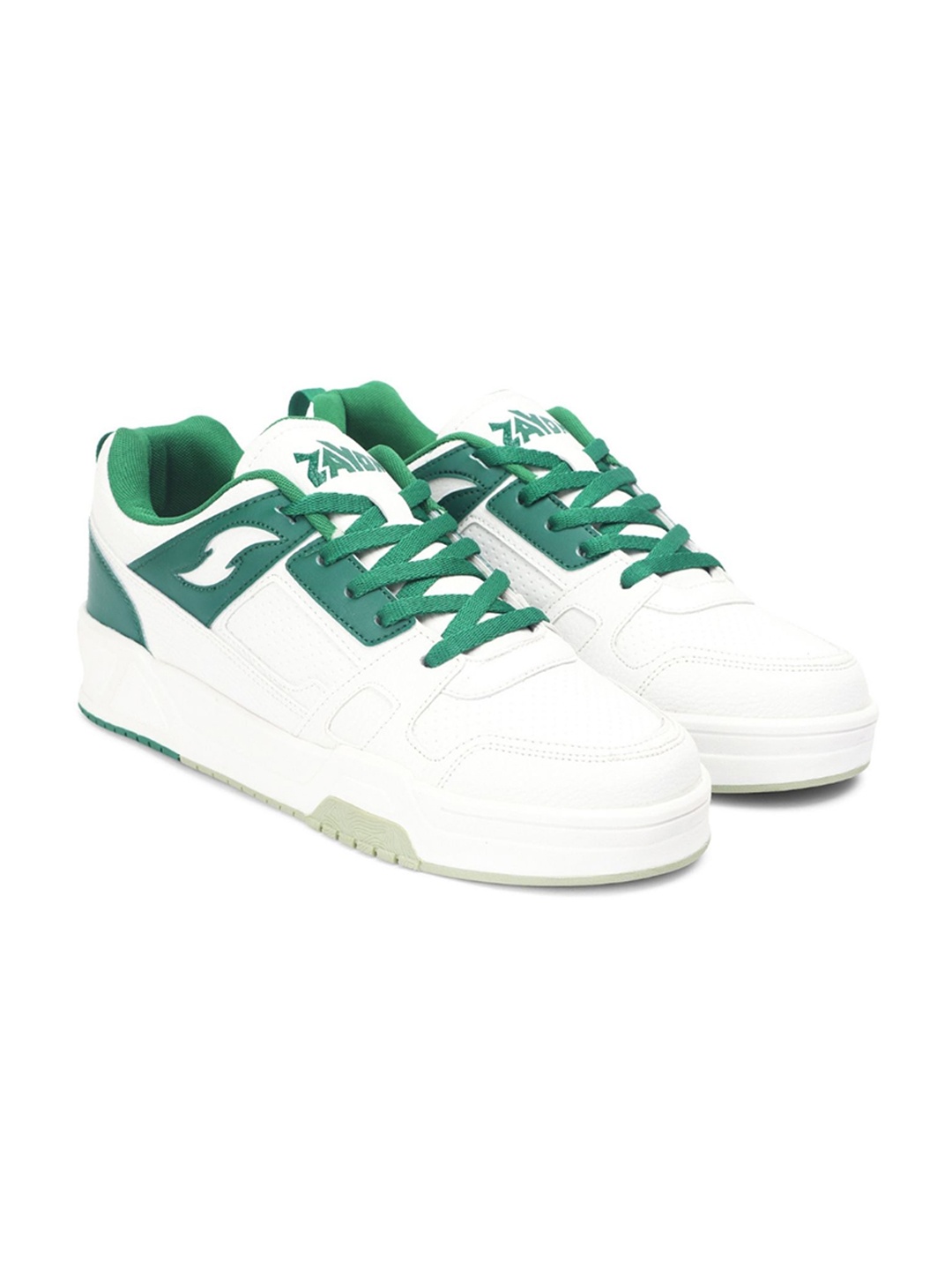 

ZAYDN Men Lace-Ups Colourblocked Sneakers, Green