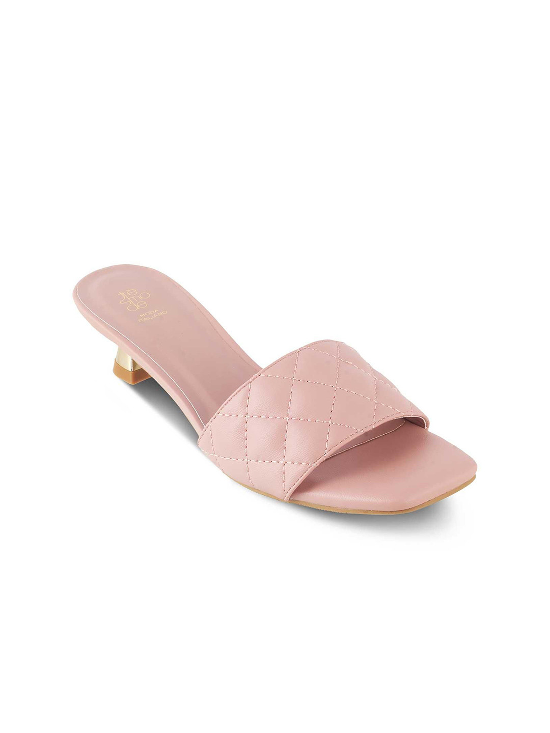 

Tresmode Women Kitten Sandals, Pink