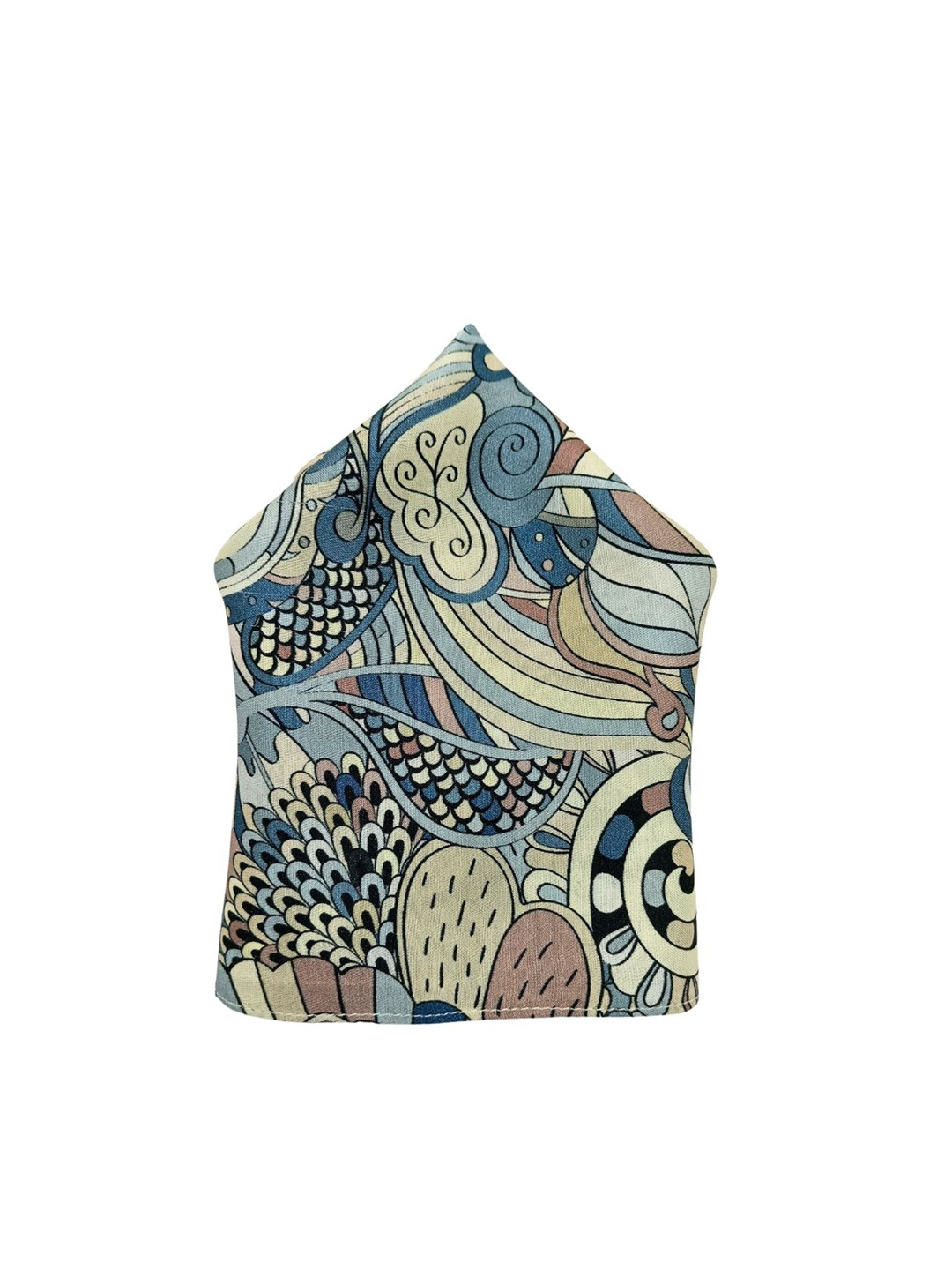 

The Tie Hub Abstract Printed Pocket Squares, Green