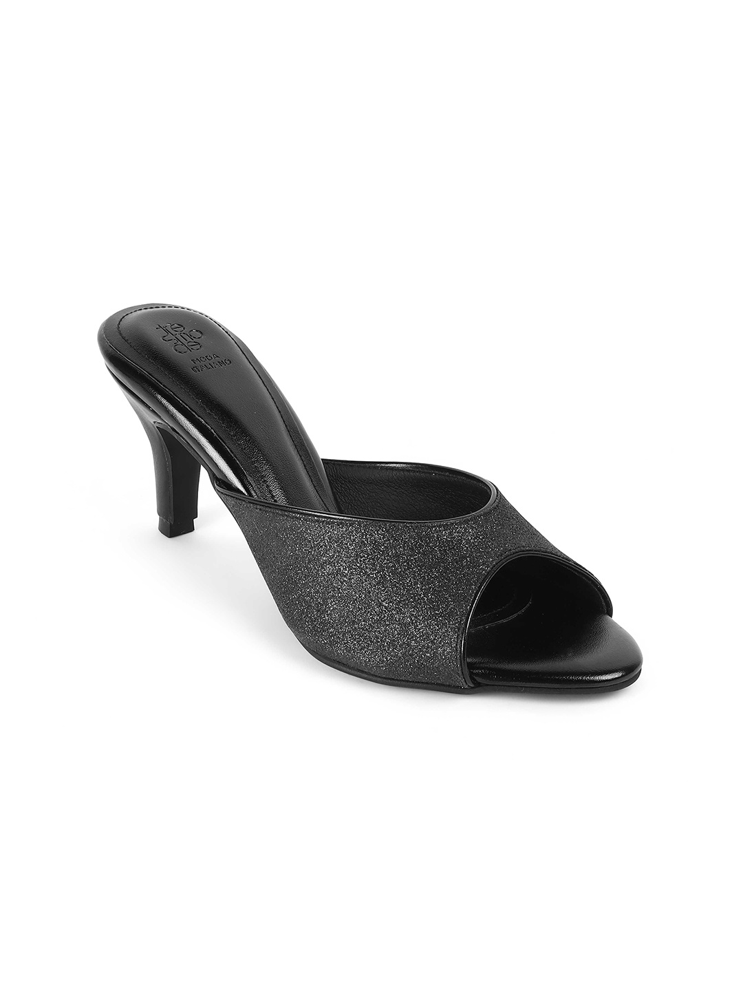 

Tresmode Women Slim Heeled Sandals, Black