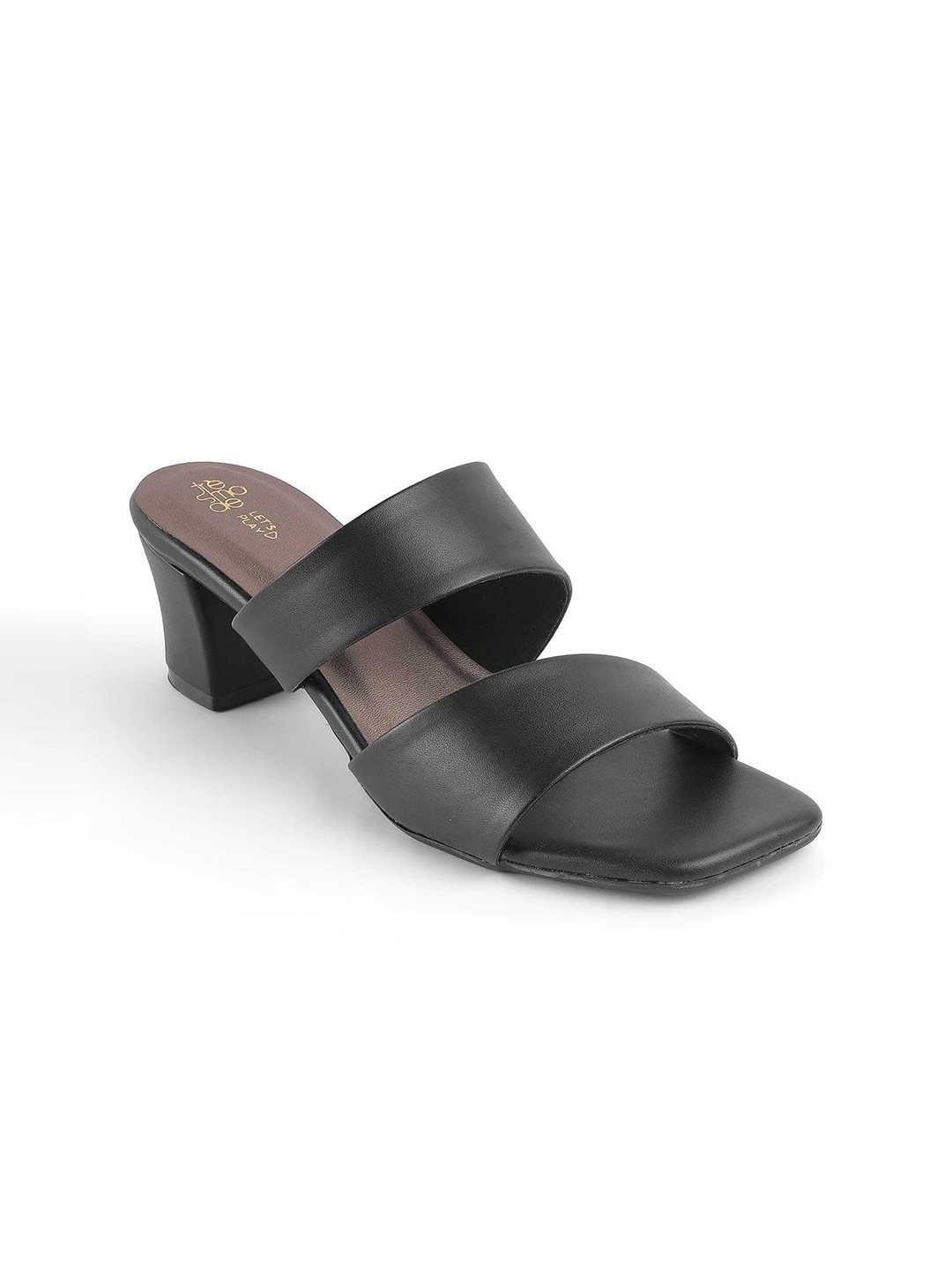 

Tresmode Dejvice Black Women'S Casual Block Heel Sandals
