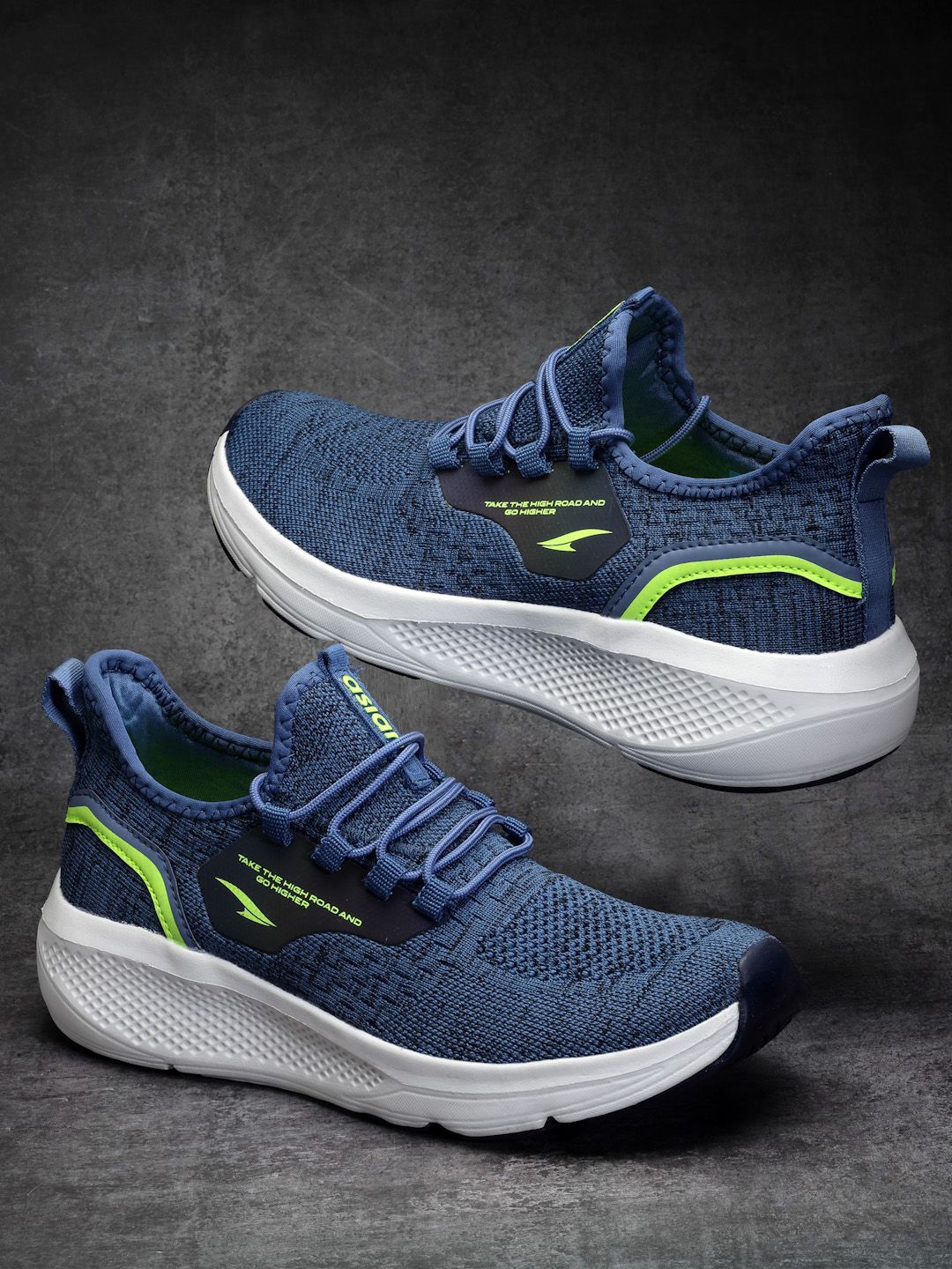 

ASIAN Men HIGHWAY-02 Mesh Running Non-Marking Sports Shoes, Blue