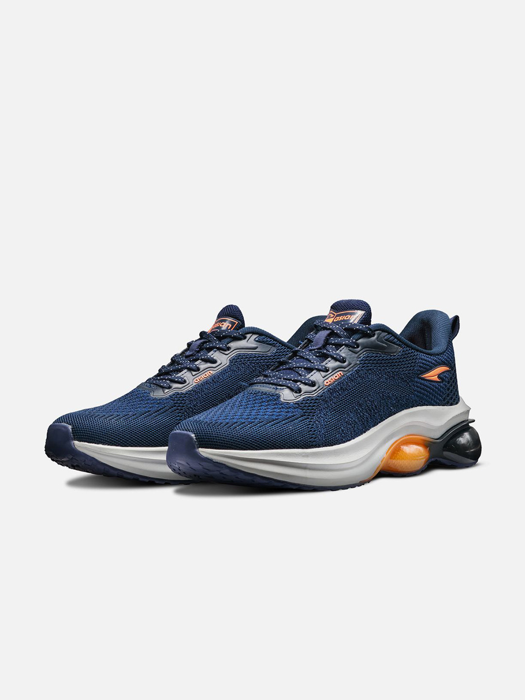

ASIAN Men Mesh Running Non-Marking Sports Shoes, Navy blue