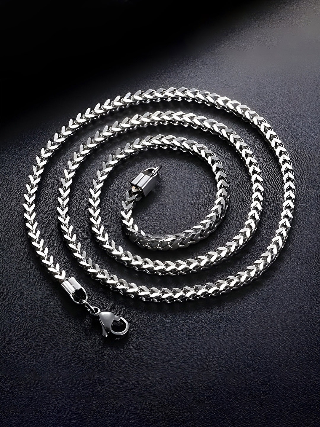 

Minprice Men Silver-Plated Stainless Steel Anti-Tarnish Chain