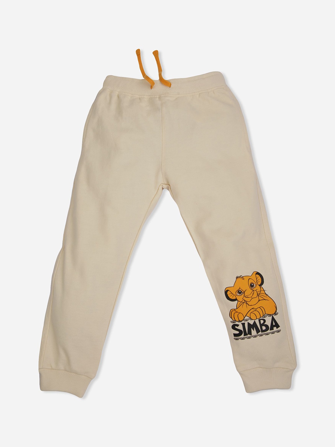 

Bodycare Boys Simba Printed Cotton Mid-Rise Jogger, Beige