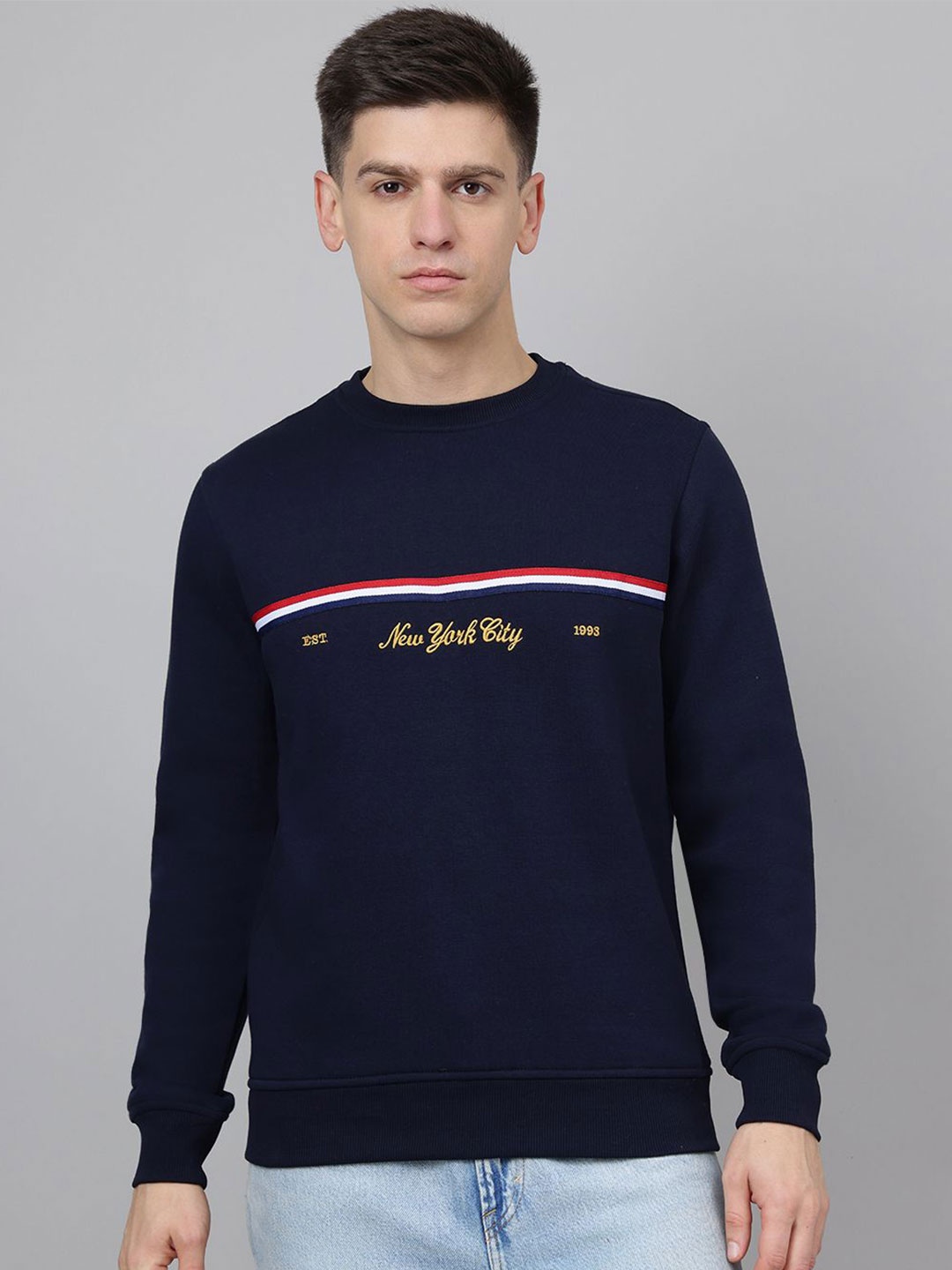 

Richlook Men Pullover Sweatshirt, Navy blue