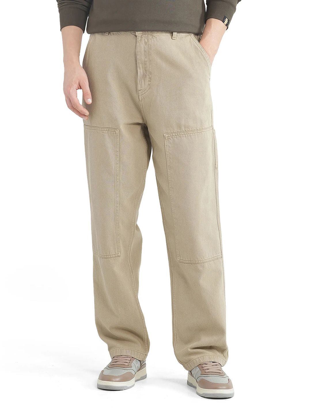 

RARE RABBIT Men KLOP PRIMARY BEIGE Jeans