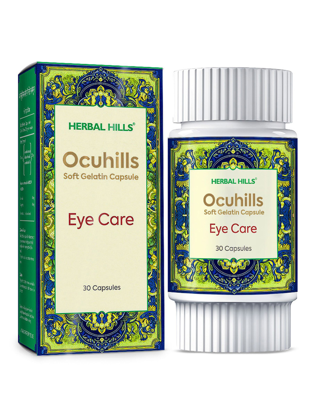 

Herbal Hills Eye Care Ocuhills Capsule - 30 Capsules, White