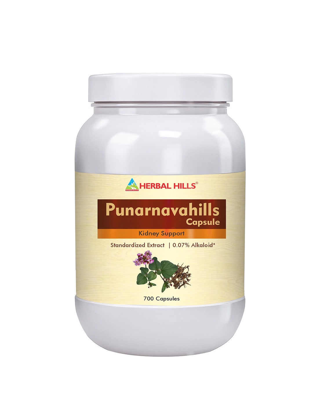 

Herbal Hills Punarnava Punarnavahills Capsules- 700 Capsules, White