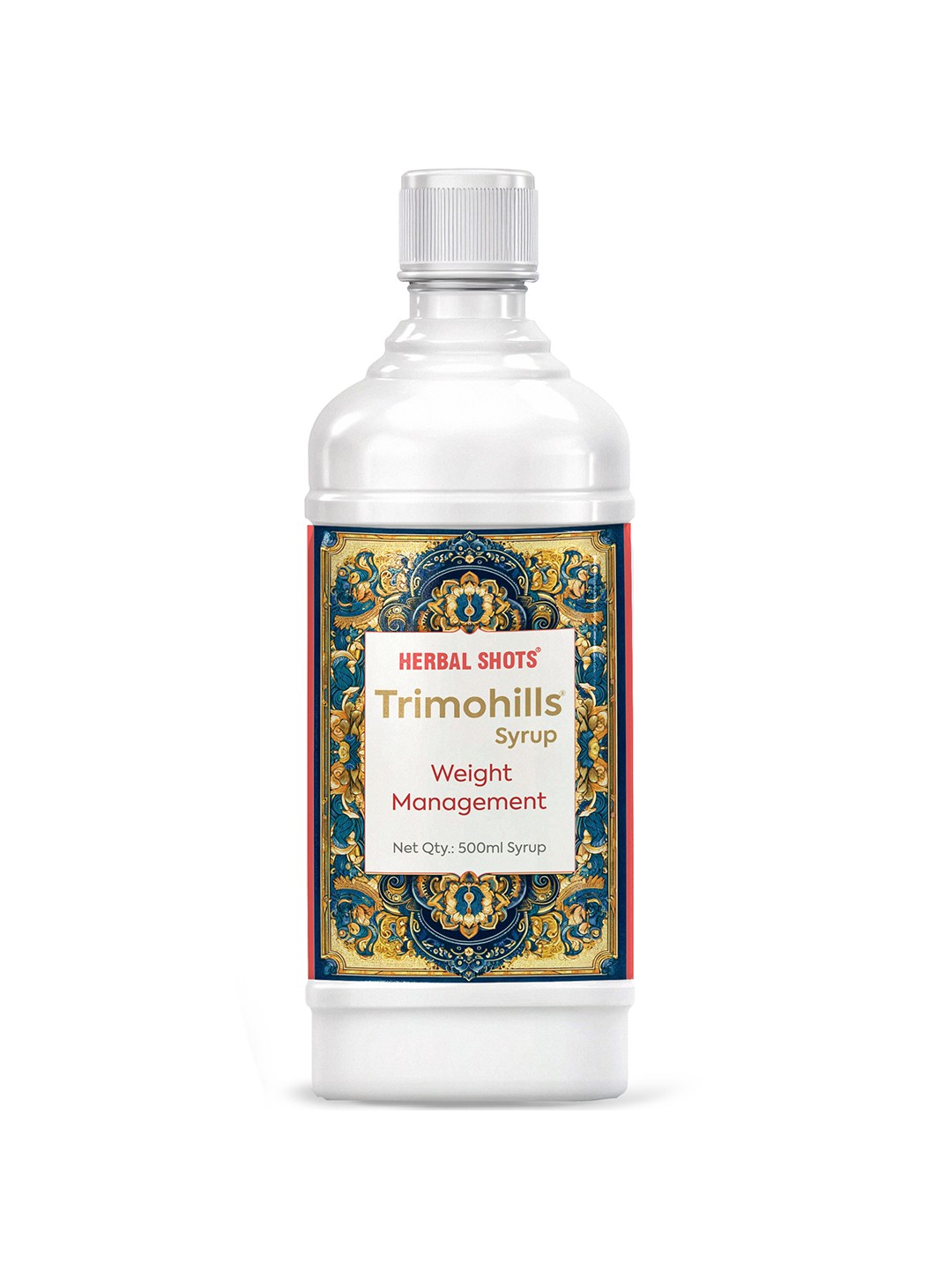 

Herbal Hills Trimohills Herbal Shots (500 ML Pack of 4), White