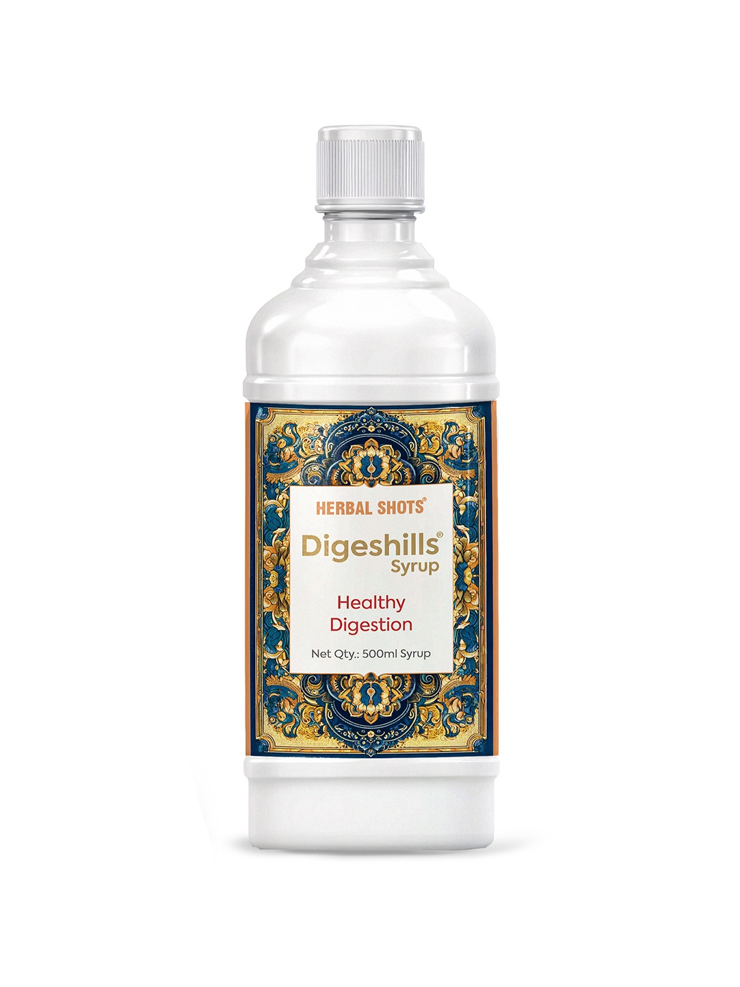 

Herbal Hills Digeshills Herbal Shots, 500Ml Syrup (500 ml (Pack of 1)), White