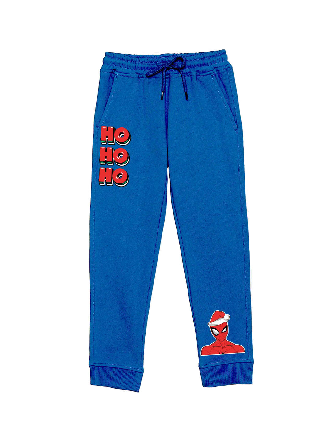 

YK Marvel Boys Printed Mid Rise Joggers, Blue