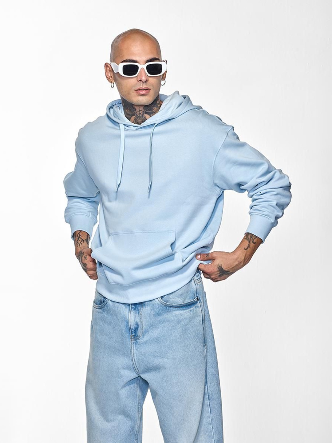 

Snitch Men Hooded Pullover Sweatshirt, Blue