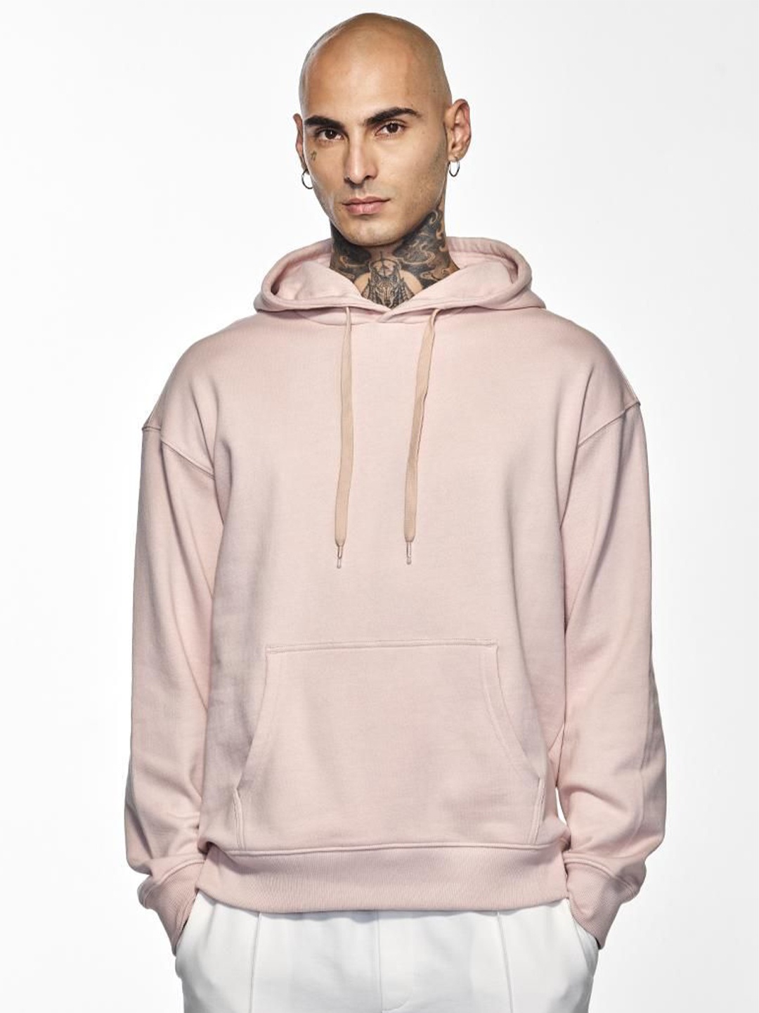 

Snitch Men Hooded Pullover Sweatshirt, Pink