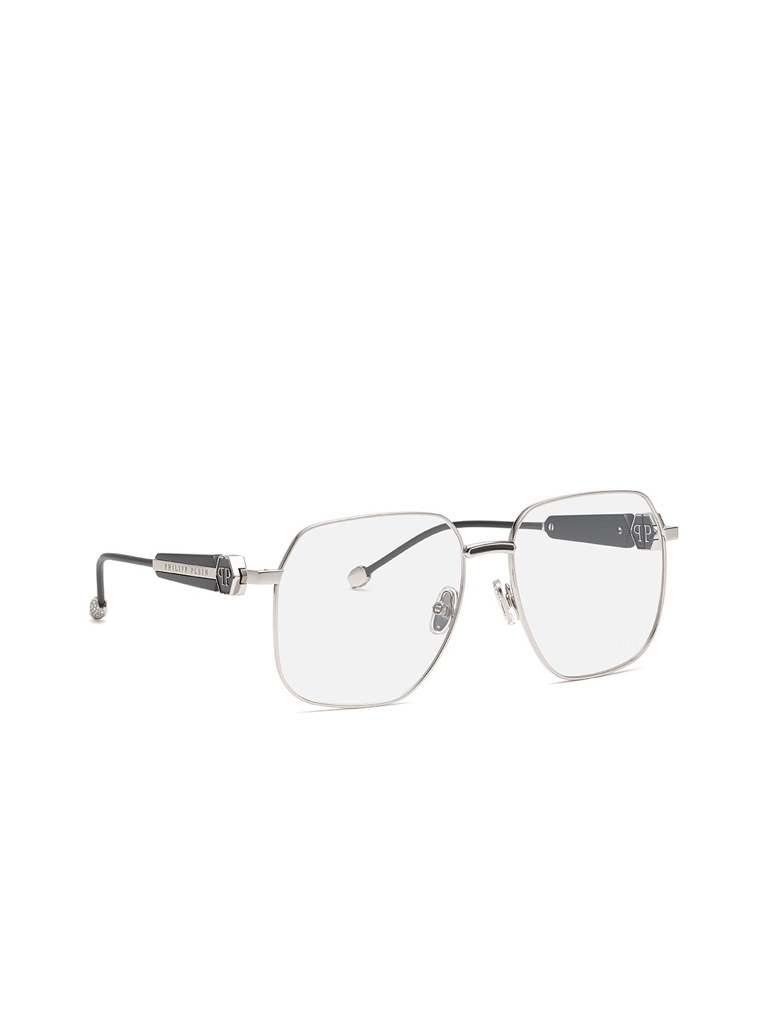 

PHILIPP PLEIN Women Full Rim Square Frames, Silver