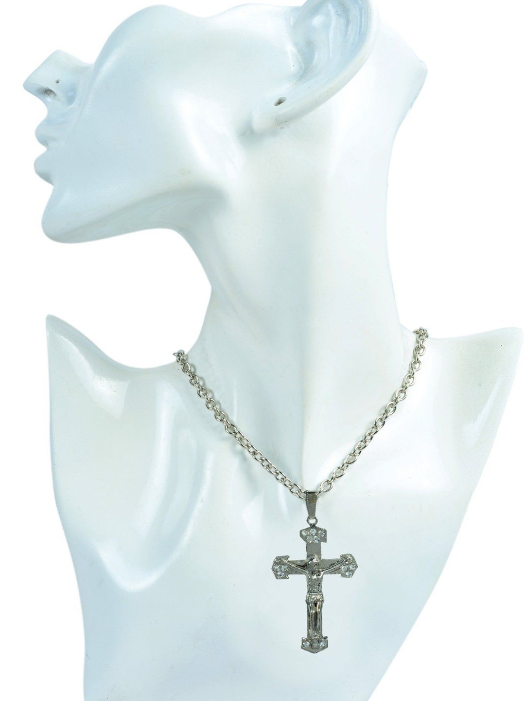 

MEMOIR Unisex Silver-Plated Stainless Steel Contemporary Pendant With Chain