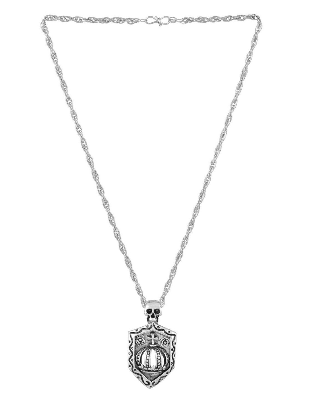 

MEMOIR Unisex Silver-Plated Pendant With Chain