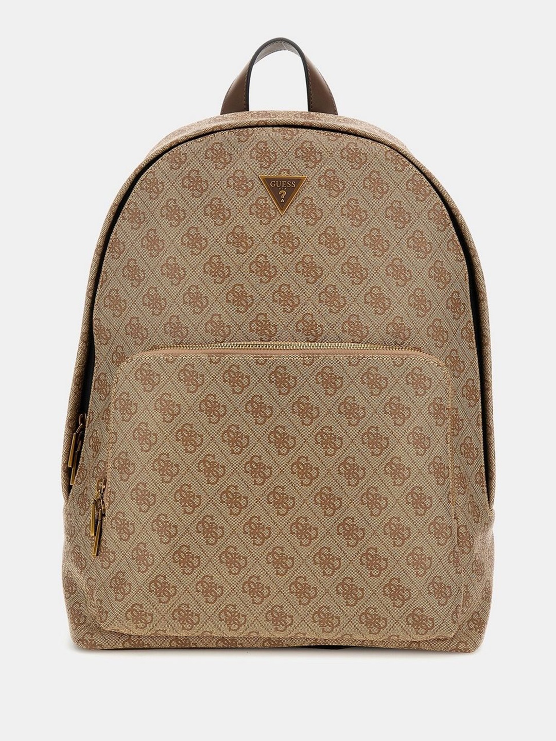 

GUESS Men Brand Logo Backpack, Beige