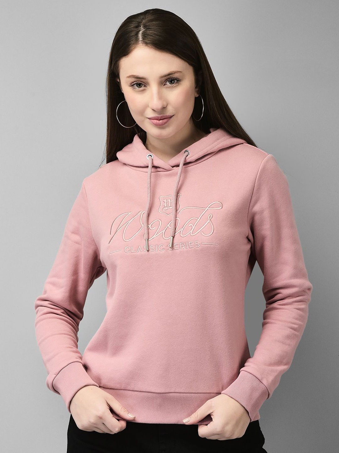 

Woods Women Hooded Sweatshirt, Pink
