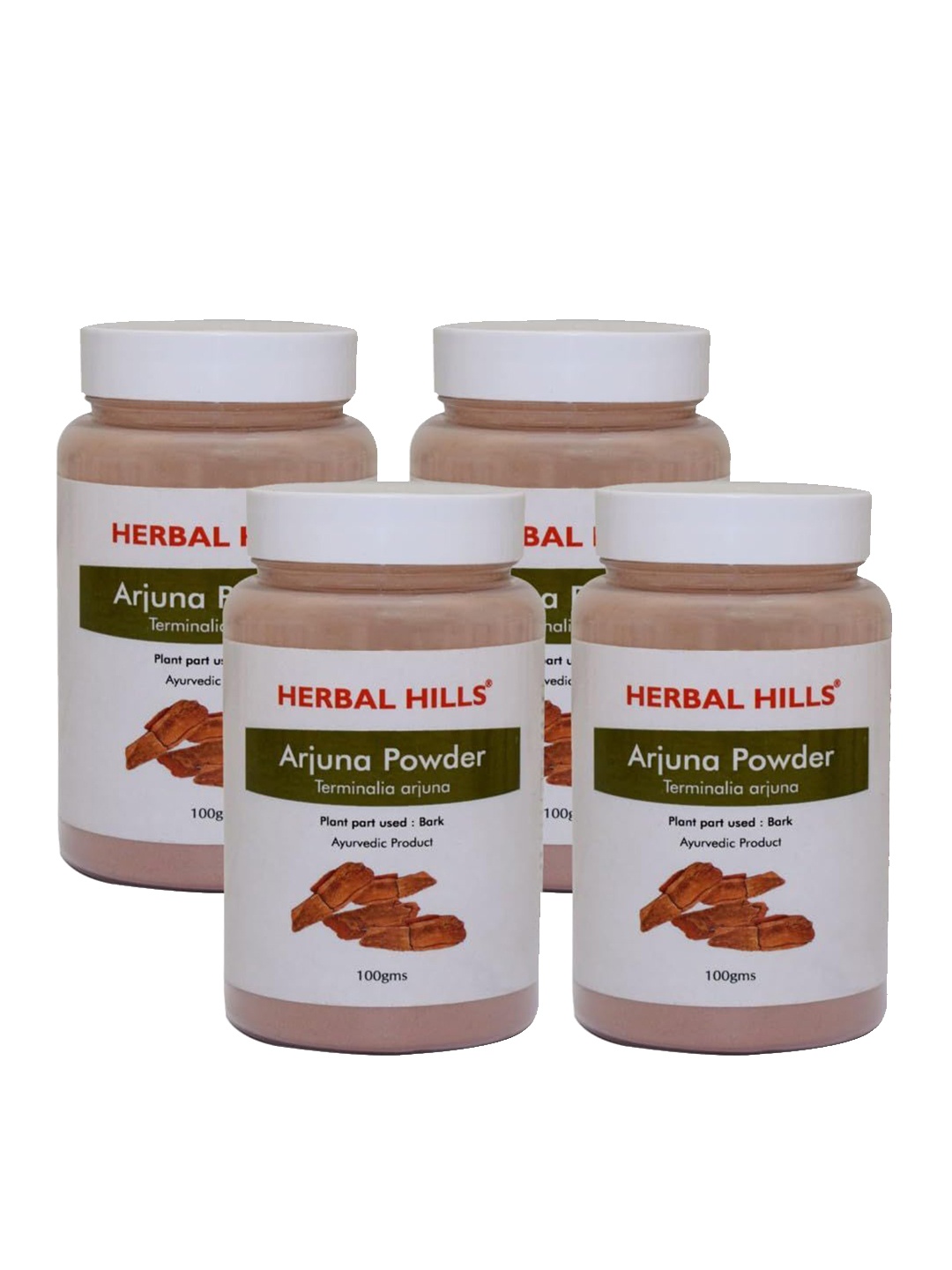 

Herbal Hills Arjuna Powder (100 Gms Pack of 4), White