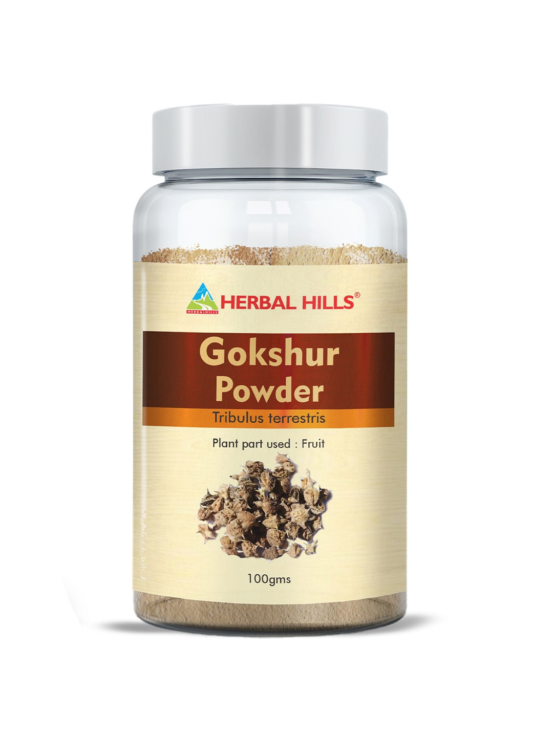 

Herbal Hills Gokshur Powder/Gokhru/Gokshru Powder Pack of 2 (100 gms each), White