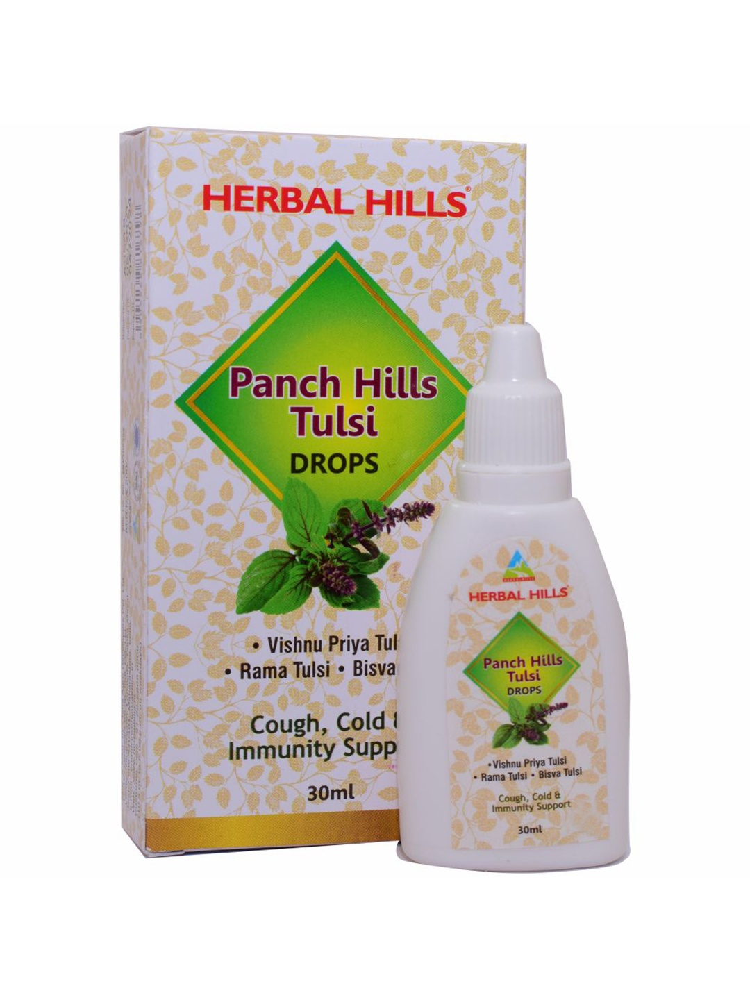 

Herbal Hills Panch Tulsi (30 ml (Pack of 4)), White