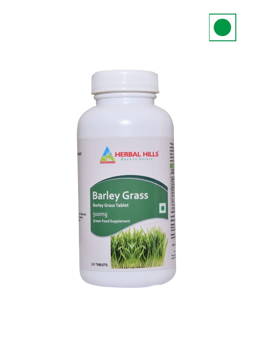 

Herbal Hills Barley Grass 120 Tablets, White