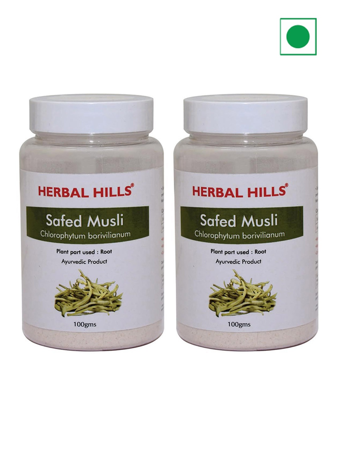 

Herbal Hills Safed Musli Powder (100 g Pack of 2), White