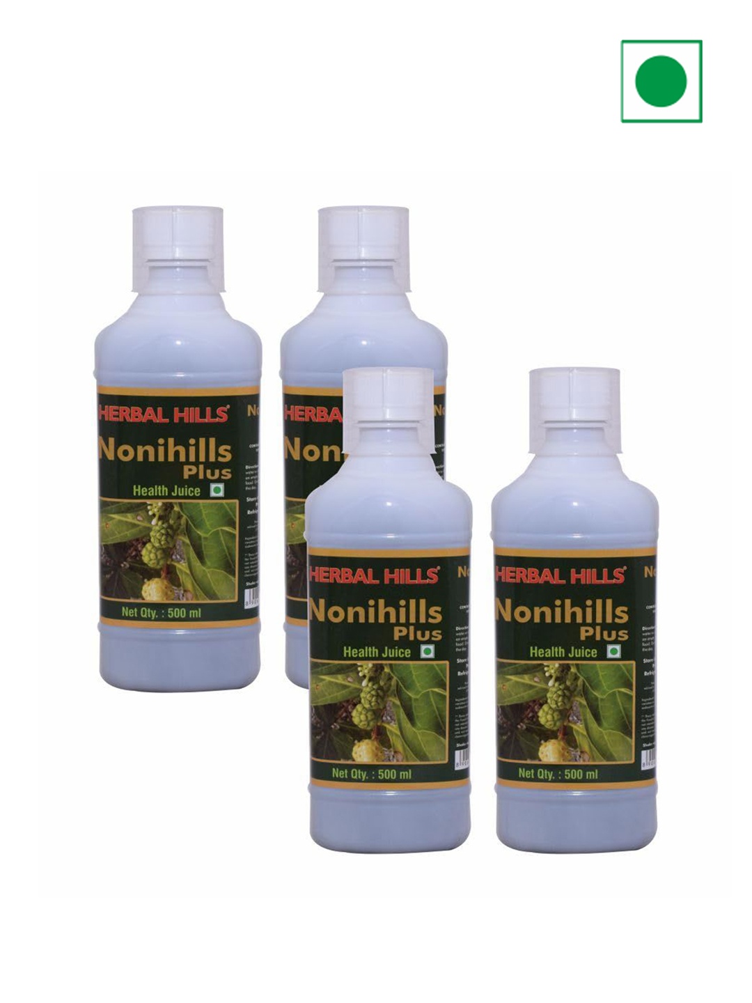 

Herbal Hills Noni Juice (500 Ml Pack of 4), White