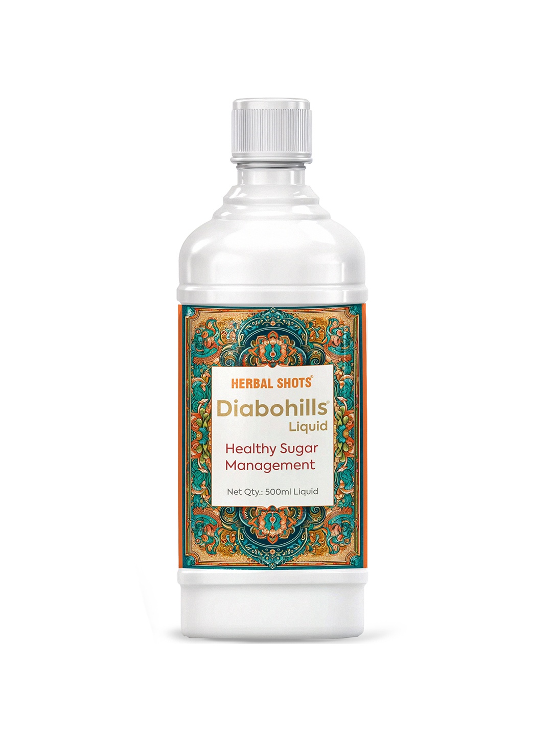 

Herbal Hills Diabohills Syrup with Karela Jamun 500 ml, White