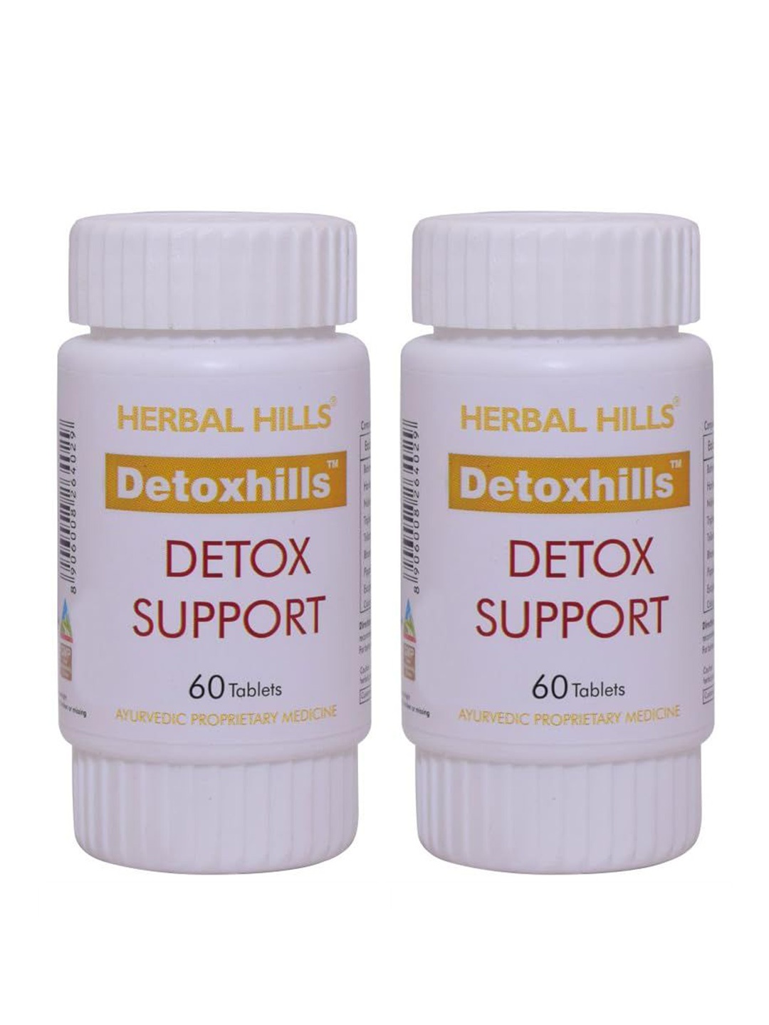 

Herbal Hills Detoxhills Tablets (60 Tablets (Pack of 2)), White
