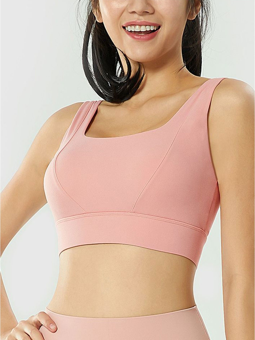 

LULU & SKY Women Sleeveless Bralette Crop Top, Pink