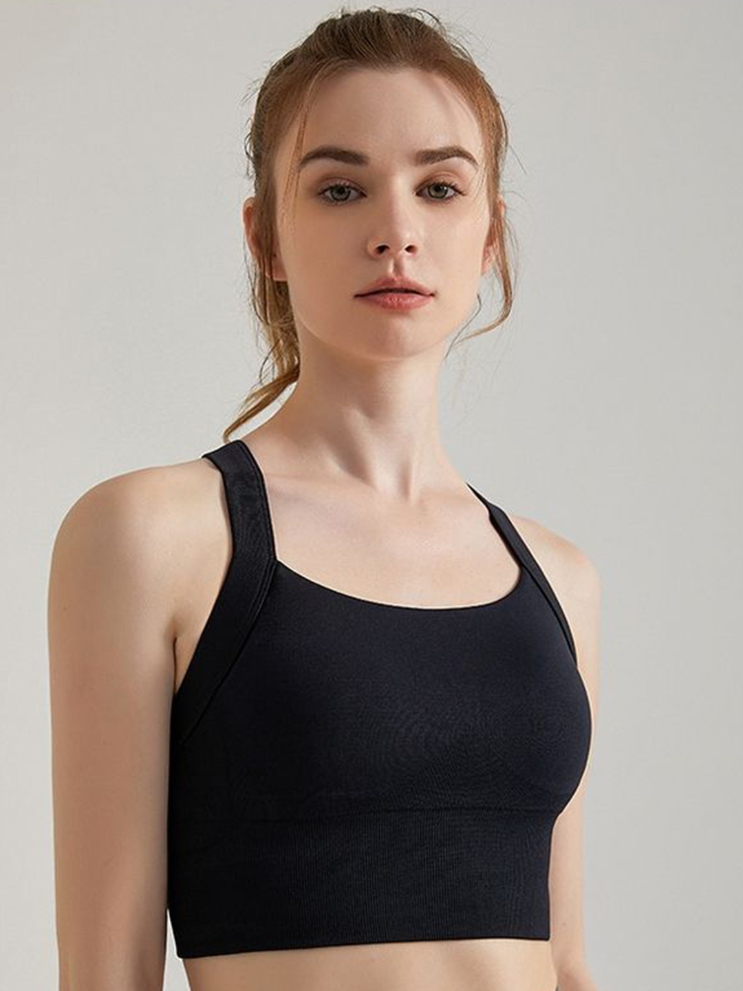 

LULU & SKY Women Sleeveless Bralette Crop Top, Black