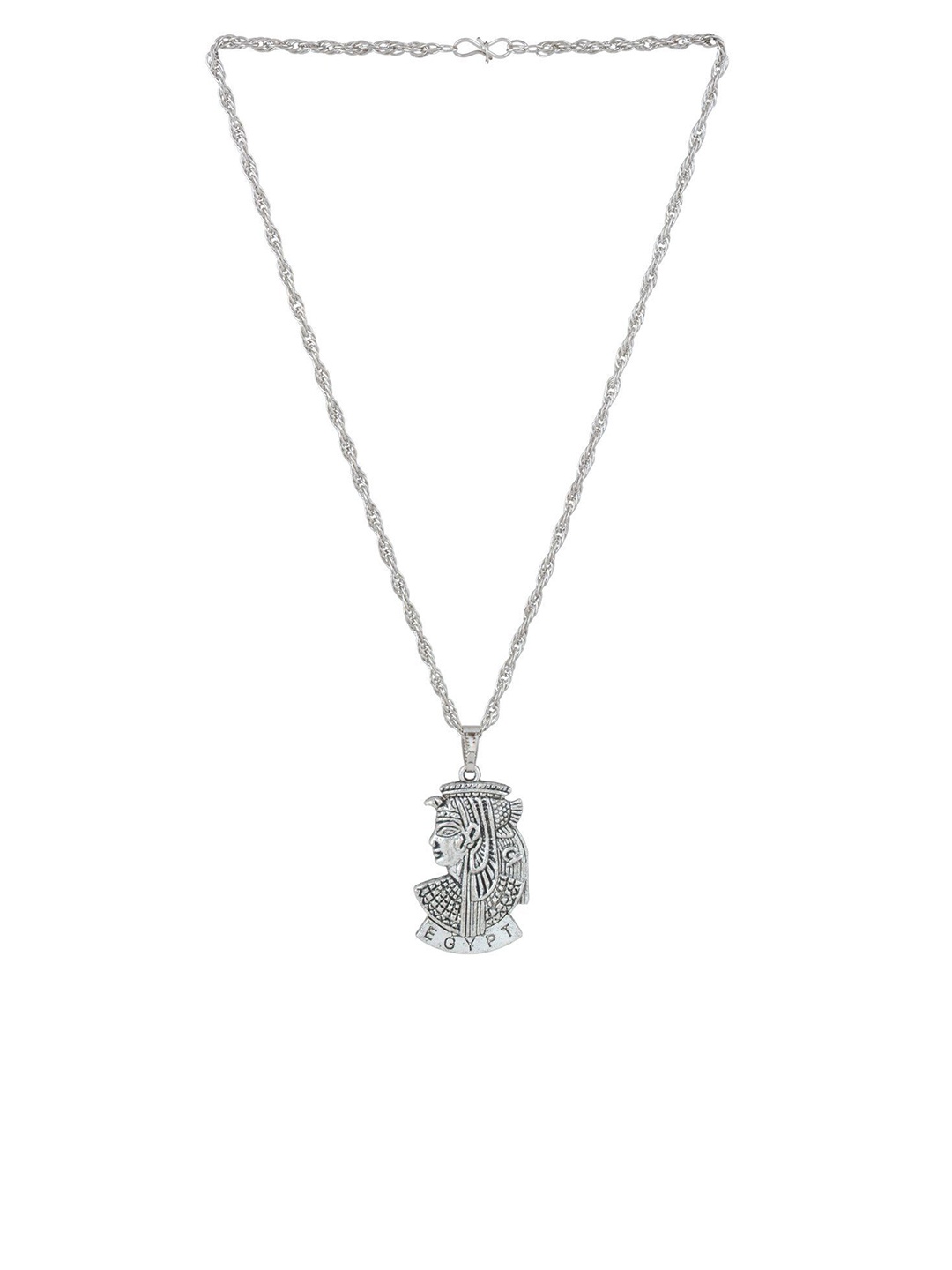 

MEMOIR Antique Royal Queen Cleopatra Pendant with Chain, Silver