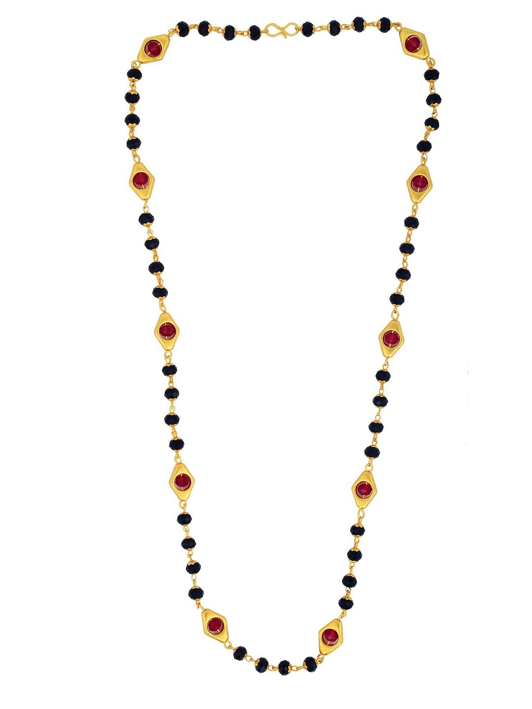 

MEMOIR Gold-Plated Beaded-Studded Necklace