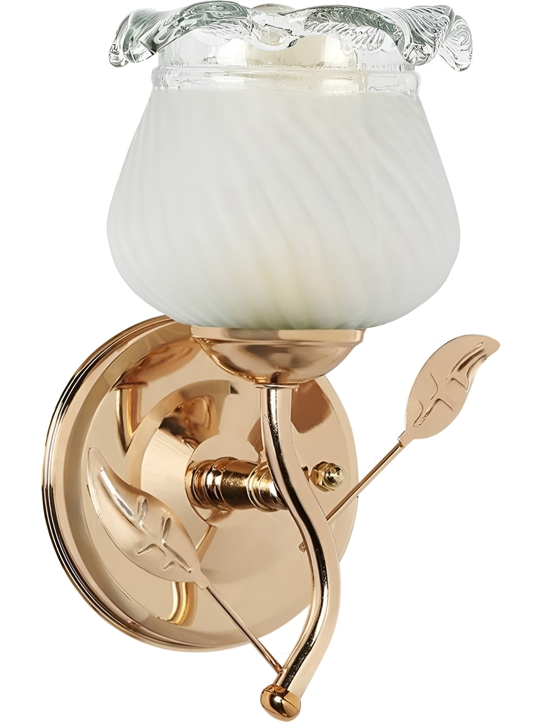 

Afast White & Gold-Toned Abstract Shaped Metal Wall Lamp