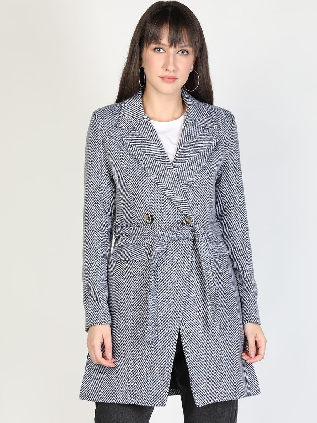 

The Roadster Lifestyle Co. Women Self-Designed Winter Coat, Blue