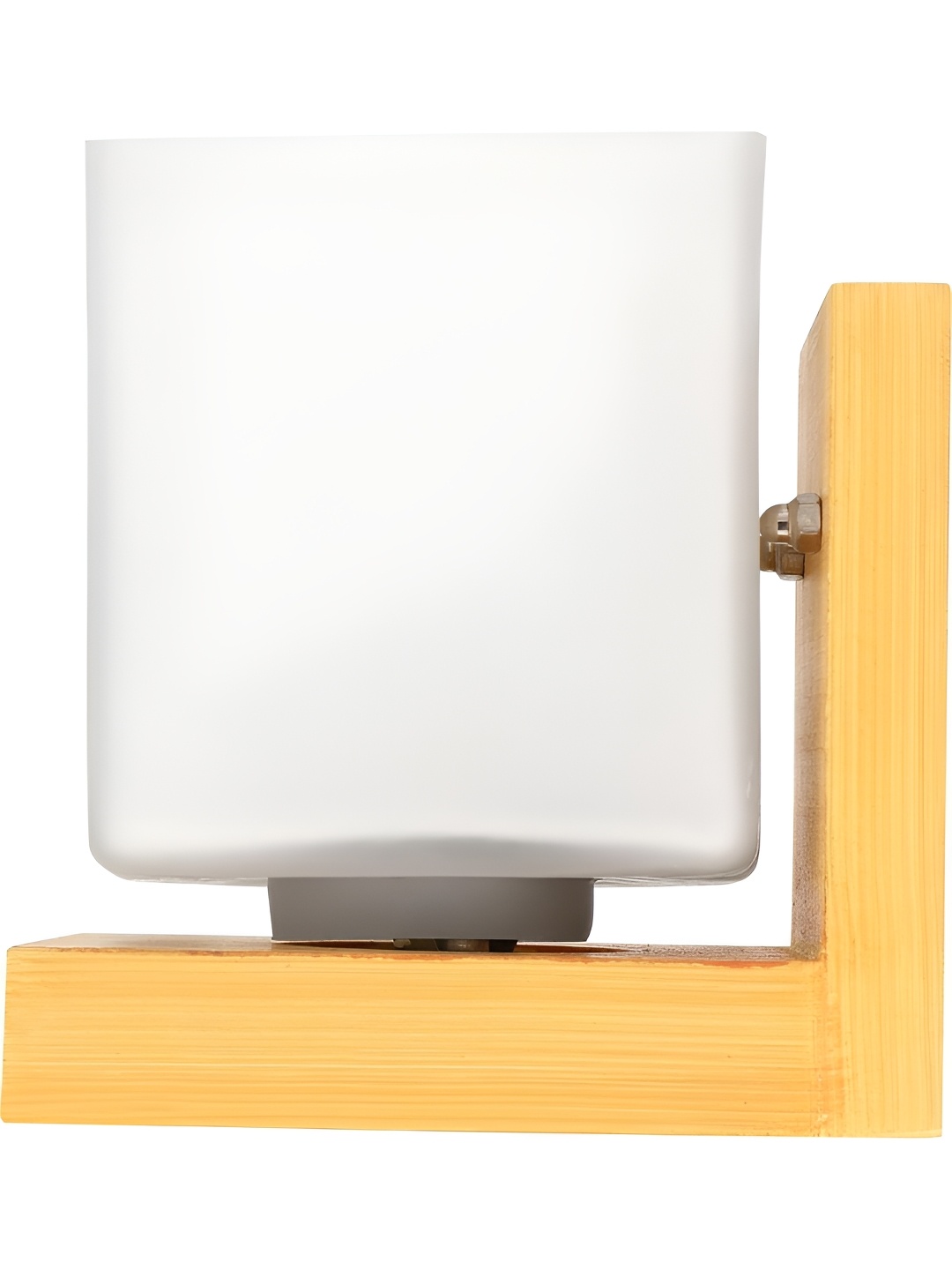 

Afast White & Beige Rectangle Shaped Wood Contemporary Wall Lamp