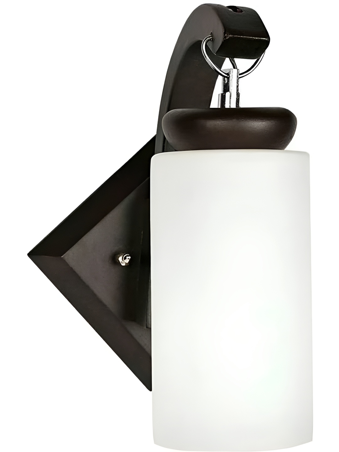 

Afast White & Black Wood Cylinder Shaped Wall Lamp