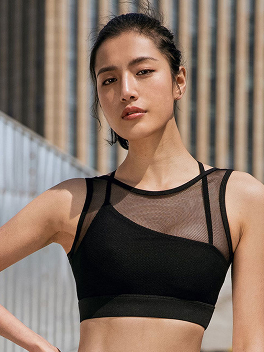 

LULU & SKY Women Fitted Crop Top, Black
