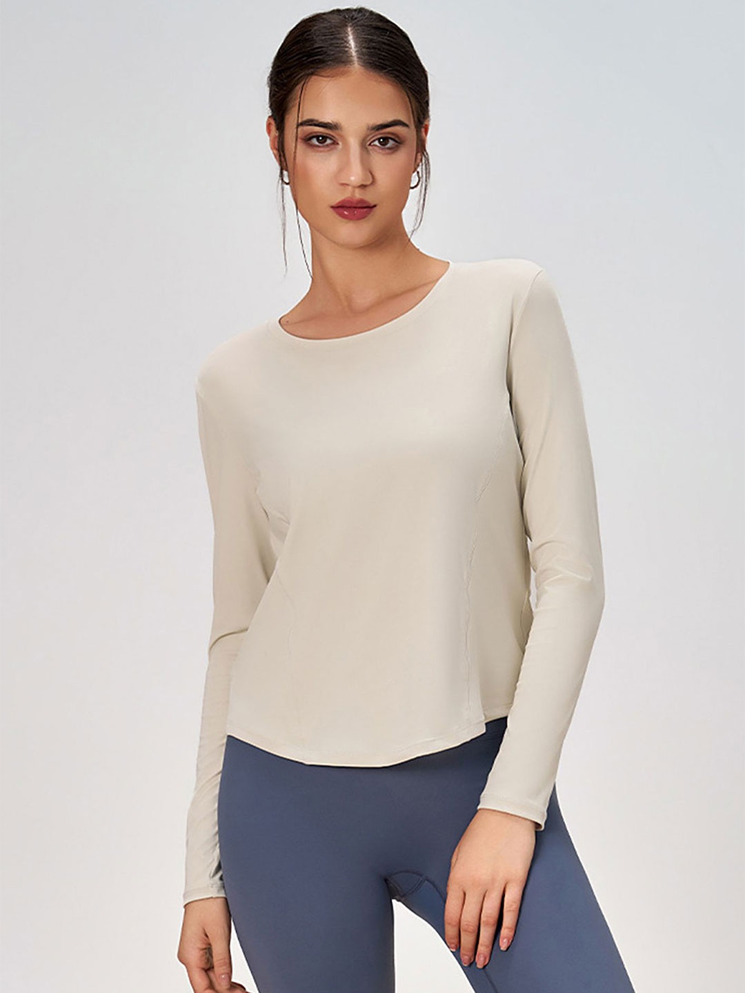 

LULU & SKY Women Round Neck Top, White