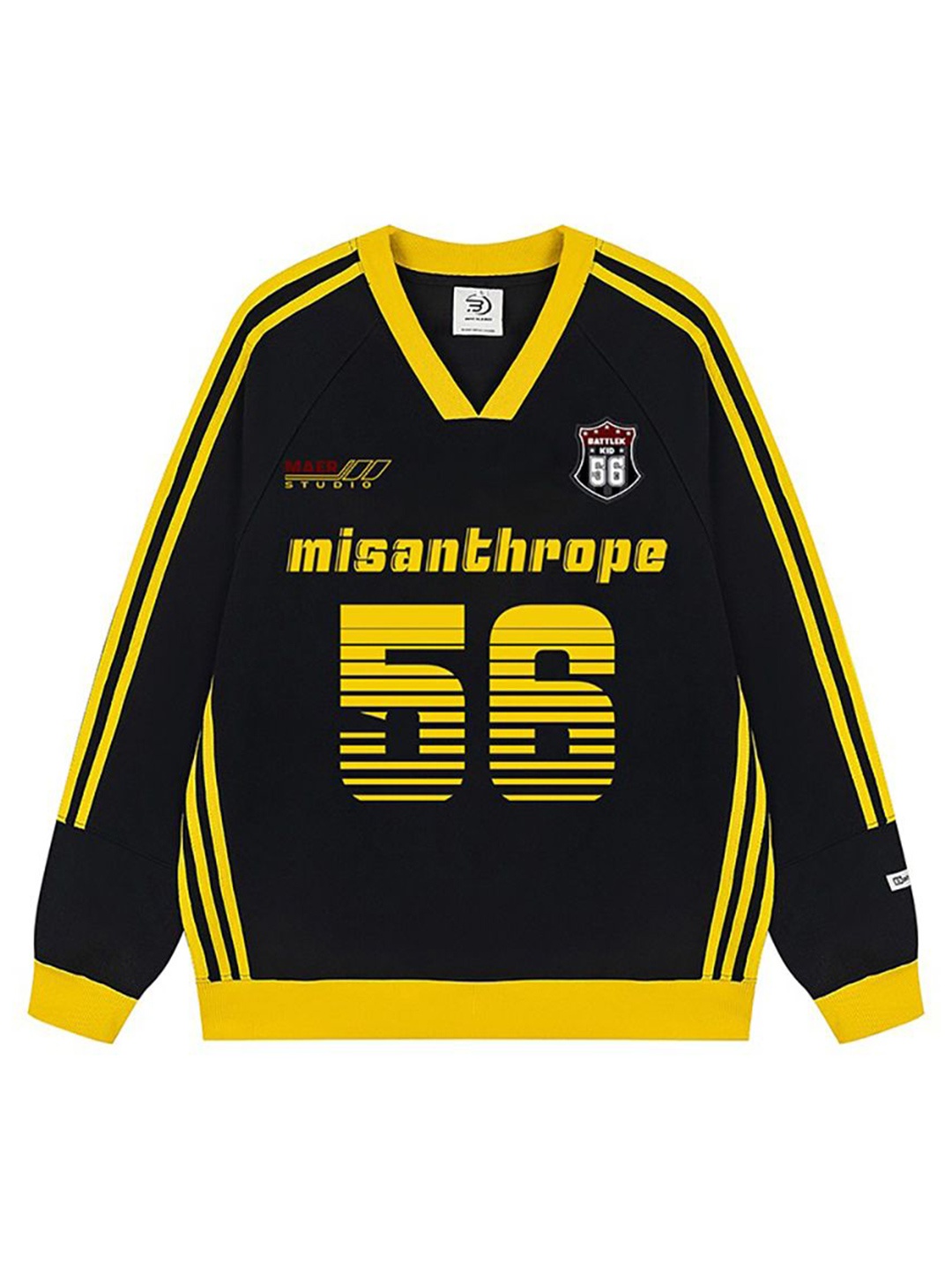 

StyleCast x Revolte Men Printed Pullover Sweatshirt, Yellow