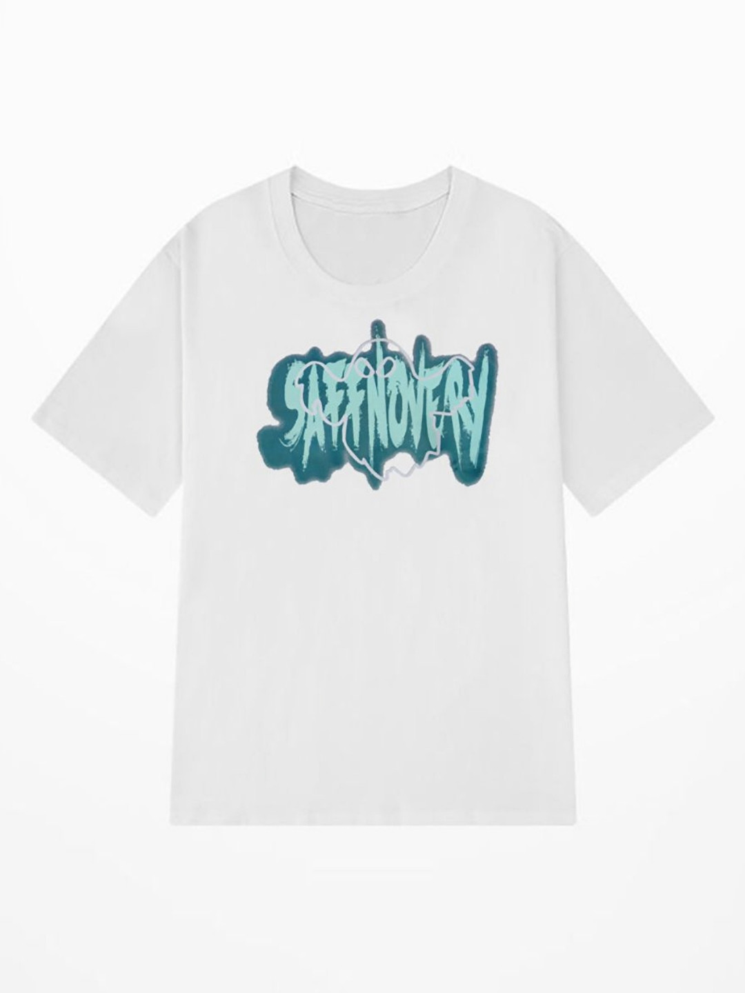 

StyleCast x Revolte Men Typography Printed Round Neck Cotton T-shirt, White