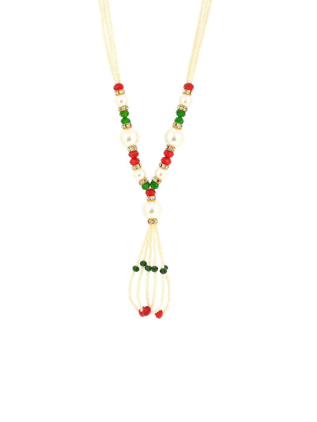 

MEMOIR Brass Gold-Plated Pearls Necklace