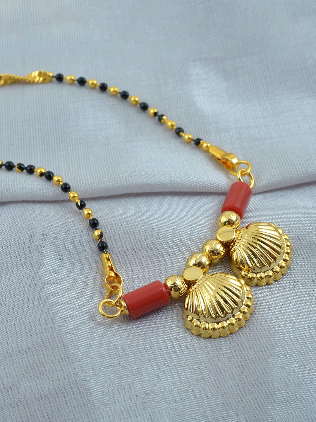 

MEMOIR Gold-Plated Beaded Mangalsutra