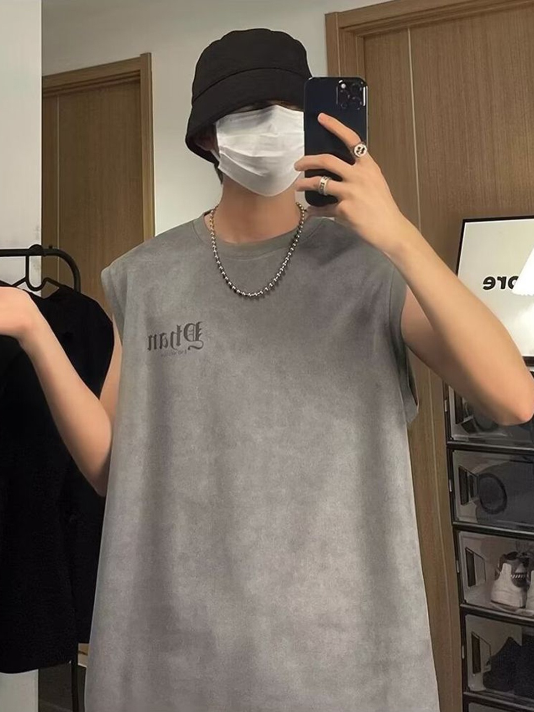 

StyleCast x Revolte Men Solid Round Neck Oversized T-shirt, Brown