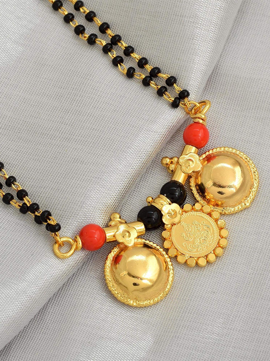 

MEMOIR Gold-Plated Beaded Mangalsutra