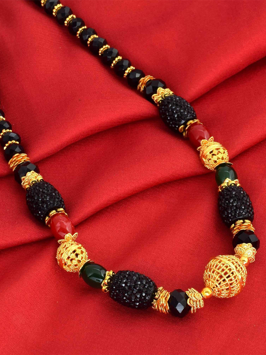 

MEMOIR Gold-Plated Beaded Necklace